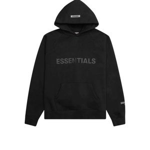 Essentials Fear of god black hoodie